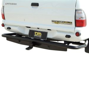 RB6 Steel Rear Protection Step Towbar 50mm Tube Black P/C
